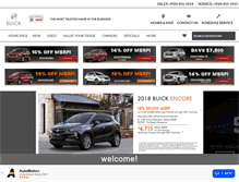 Tablet Screenshot of moorebuick.com